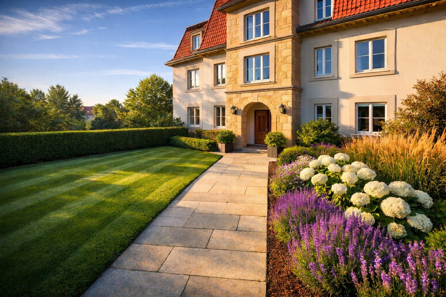 Nachher: Gepflegtes Grundstück mit SKGreen